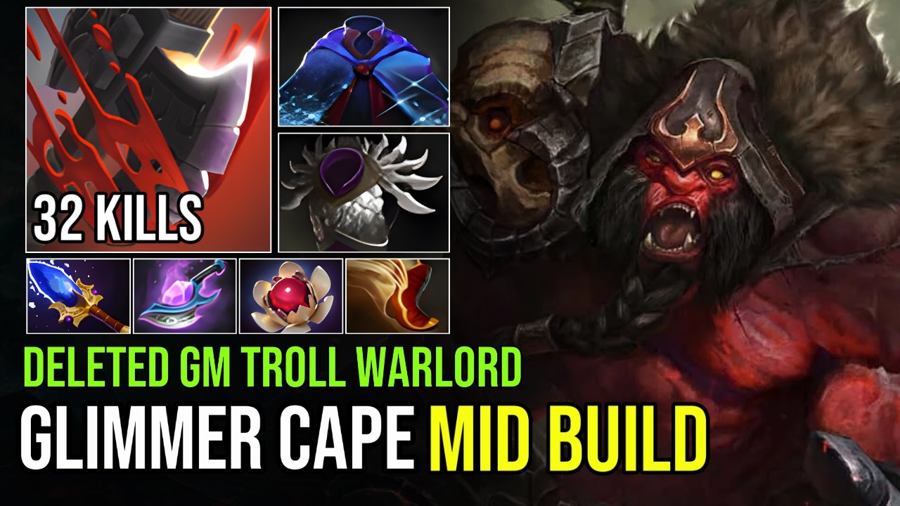 HOW TO SOLO MID Axe With GLIMMER CAPE &mdash; 100% COUNTER Helix Deletes HC GM Troll Warlord! | Dota 2