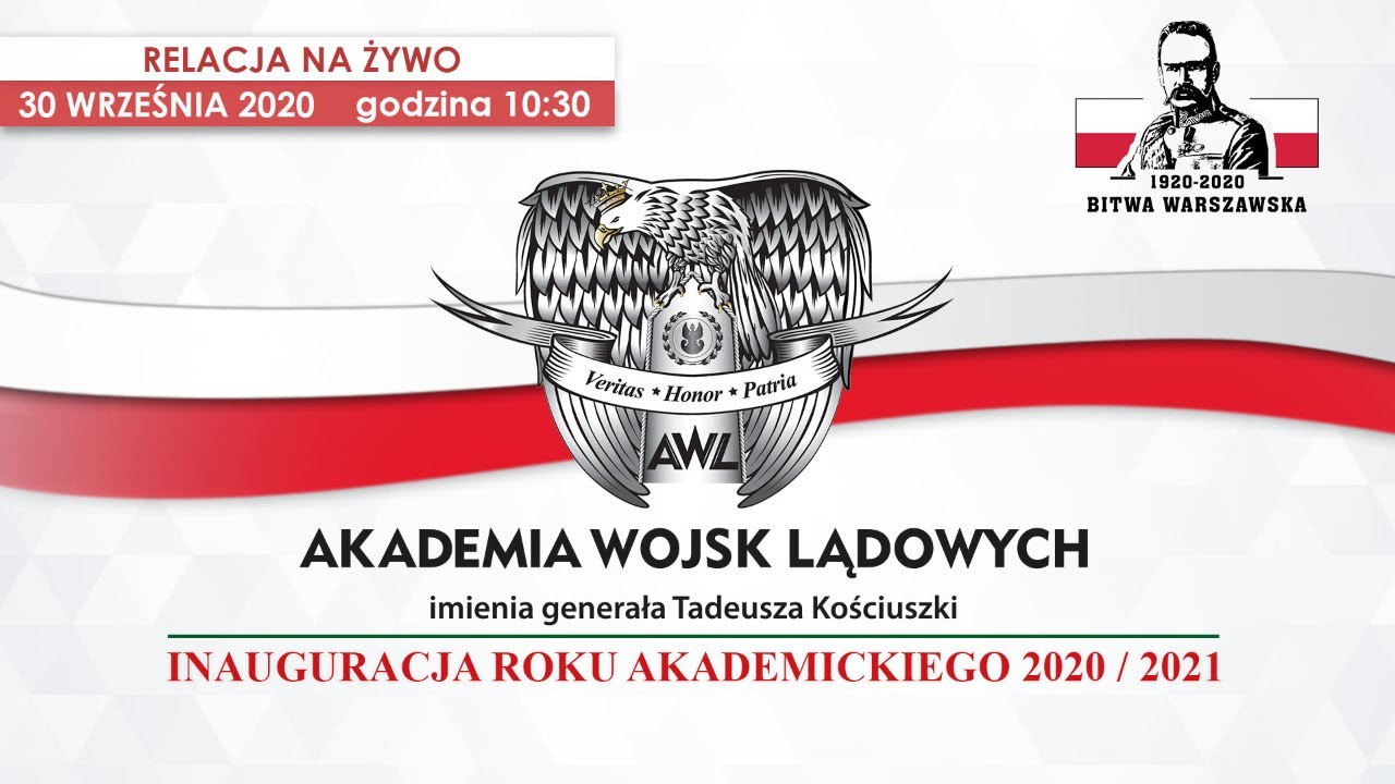 Inauguracja roku 2020/2021 Akademii Wojsk Lądowych. AWL