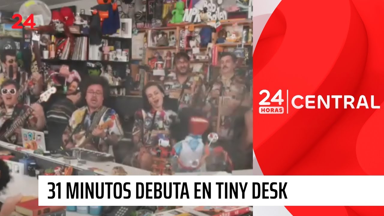 31 Minutos debuta en Tiny Desk concerts: los acompañamos en los ensayos | 24 Horas TVN Chile