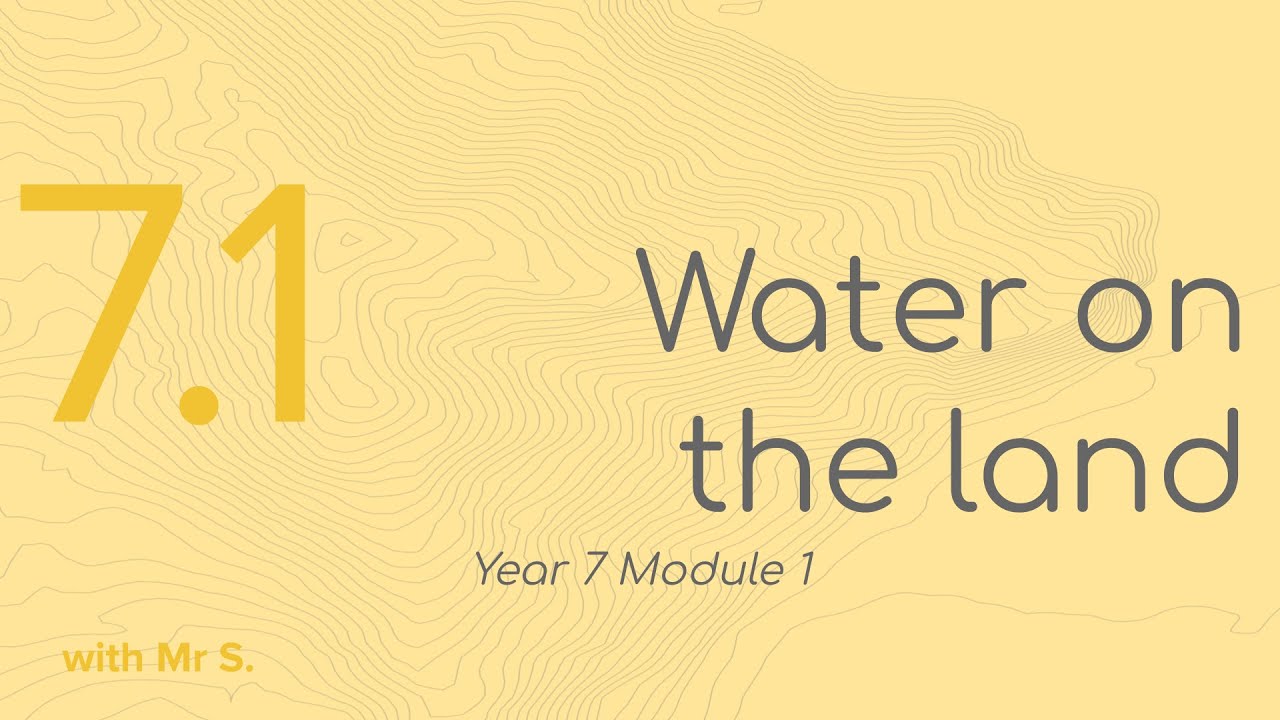 Water on the land (GRS7.1)