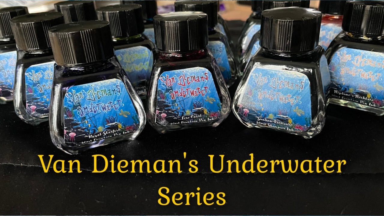 NEW INK DAY: Van Dieman's Inks Underwater Series *whole collection* 🐙