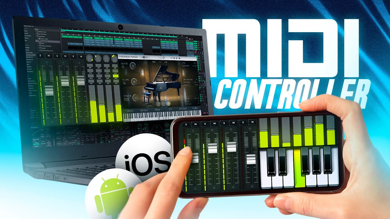 Cómo Controlar cualquier DAW desde Tu celular | MIDI Controller App Android y iOS 🎹🔥