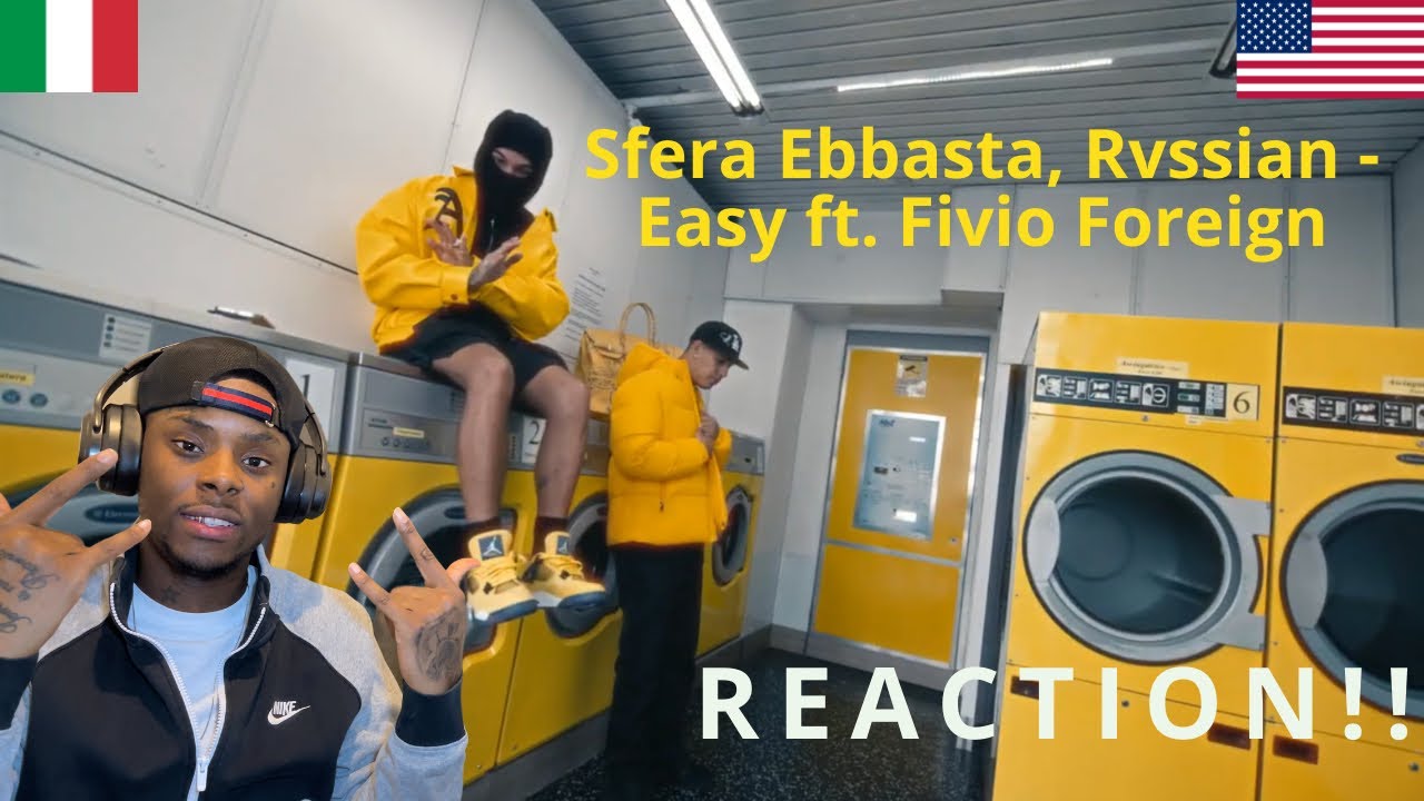 UK 🇬🇧 REACTION TO 🇮🇹 ITALIAN | Sfera Ebbasta, Rvssian - Easy ft. Fivio Foreign