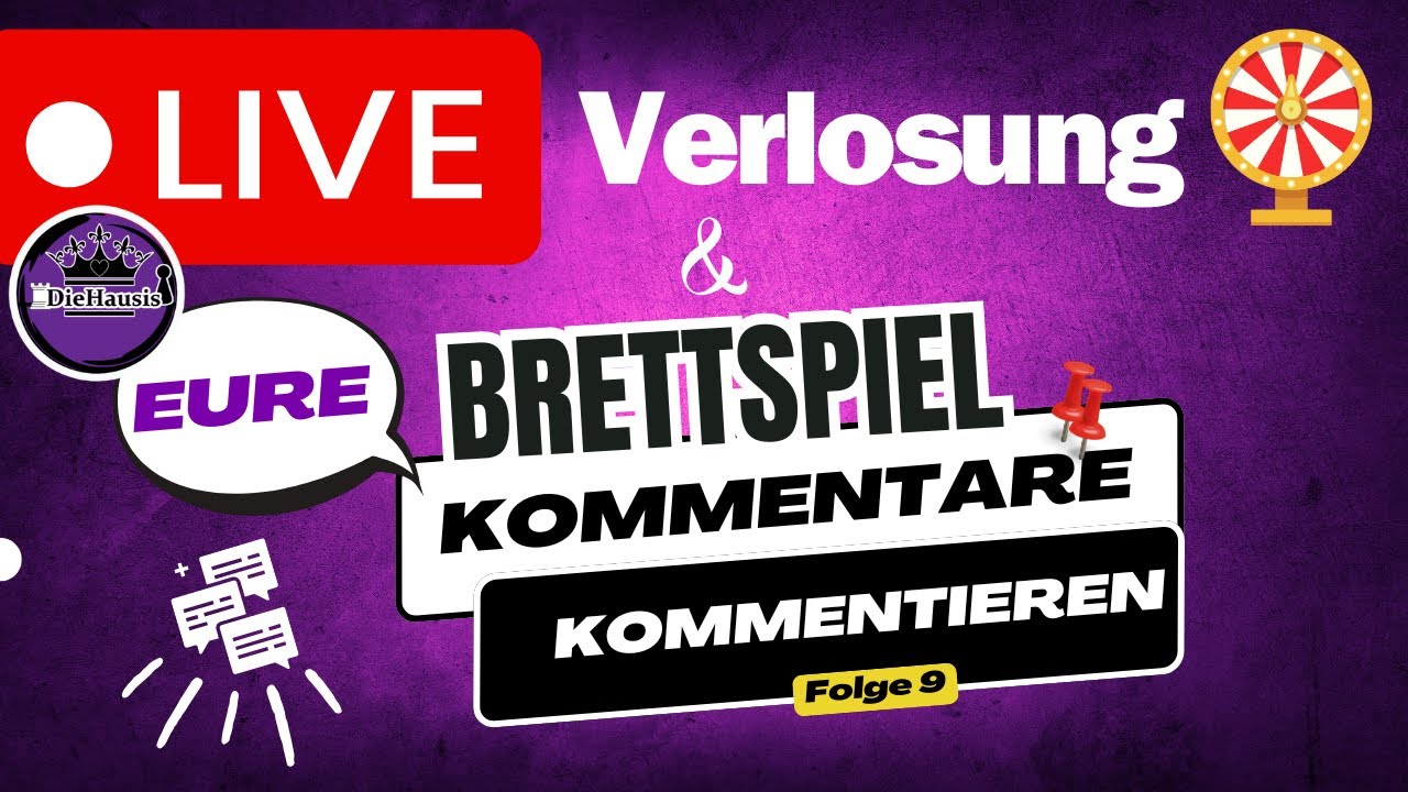 🔴  DieHausis Live - Freitags Frage: Apps in Brettspielen +Verlosung Spielpakete