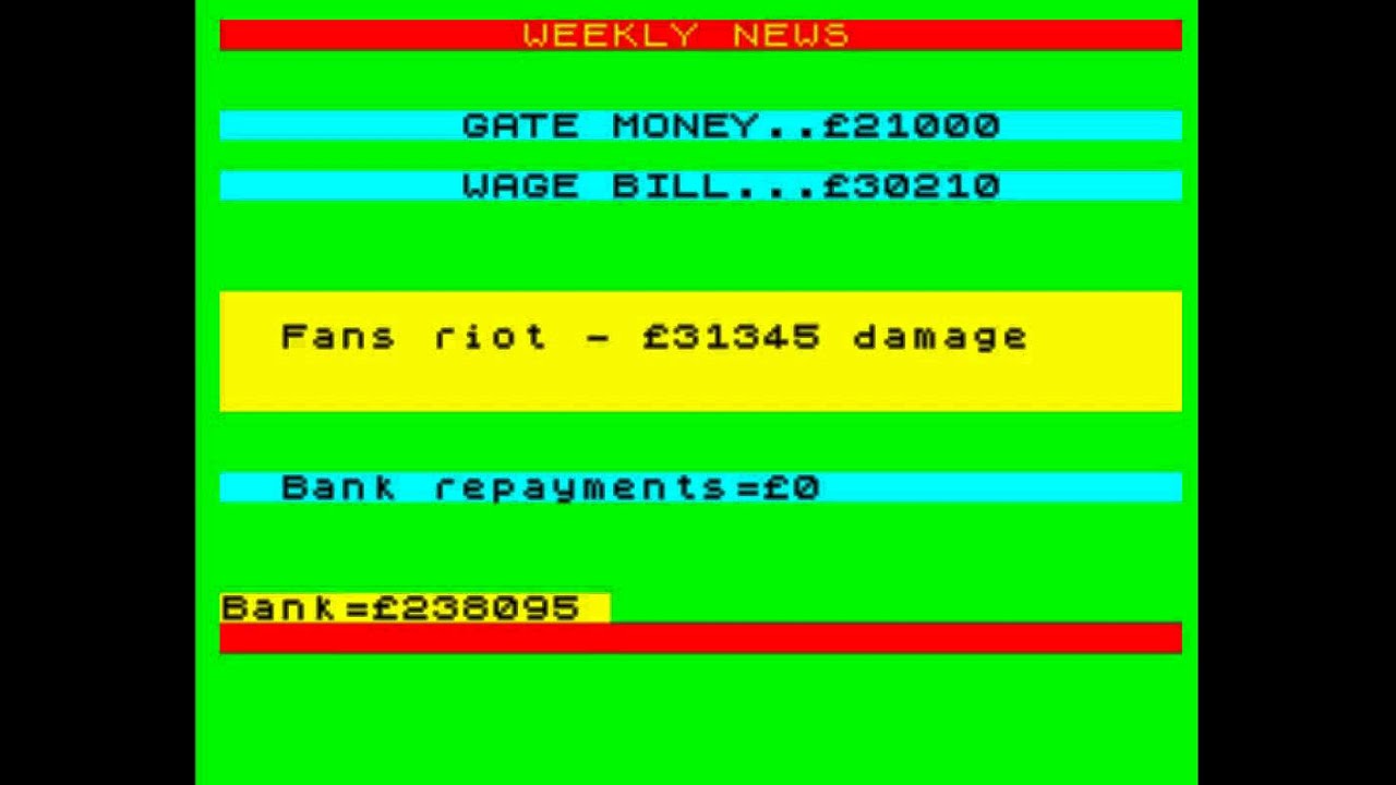 The Boss / Soccer Boss (ZX Spectrum)