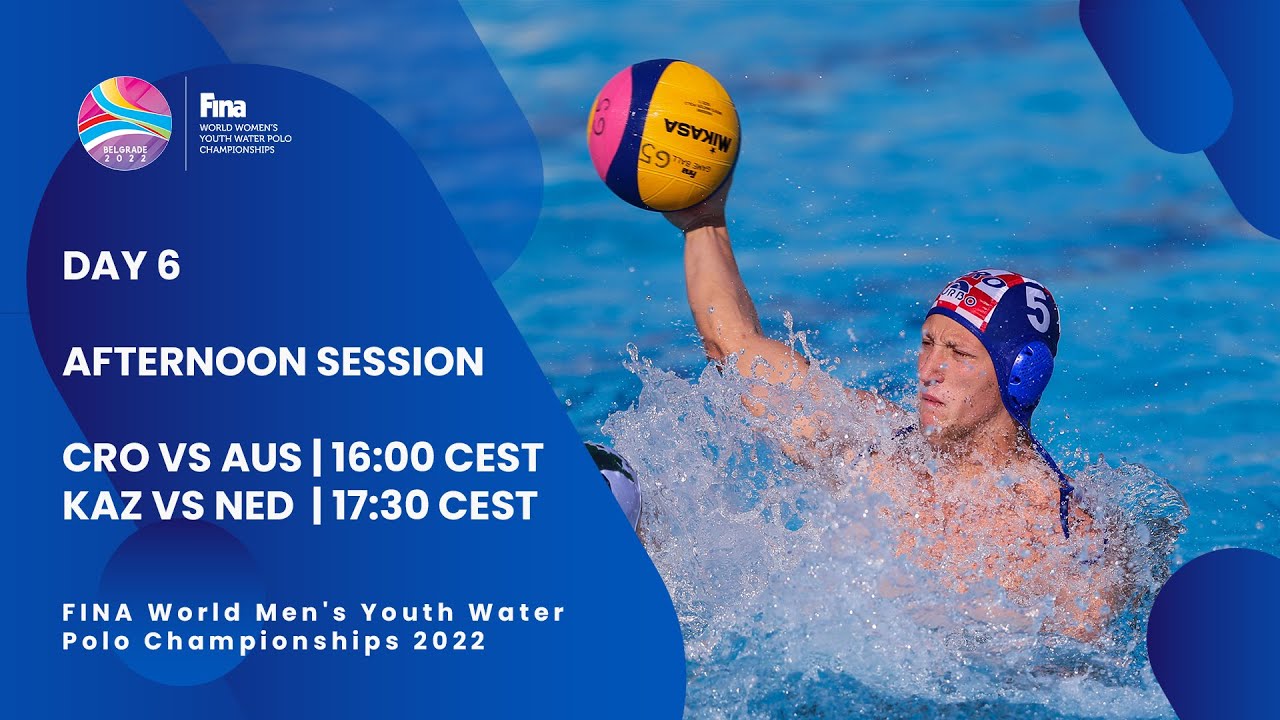 Day 6 PRELIMINARY ROUND 2 | Afternoon Session | FINA World Men's Youth Water Polo Championships 2022