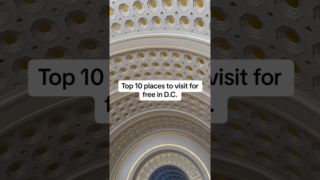 Top 10 free places to visit while in D.C. #washingtondc #thingstodoindc #thingstodo