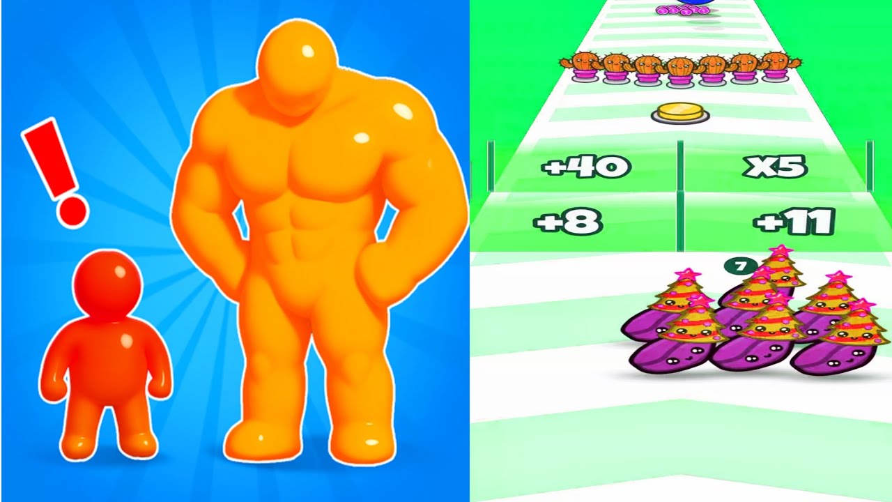 Tall Man Run Vs Food Run New Update All Levels Gameplay Android Ios 