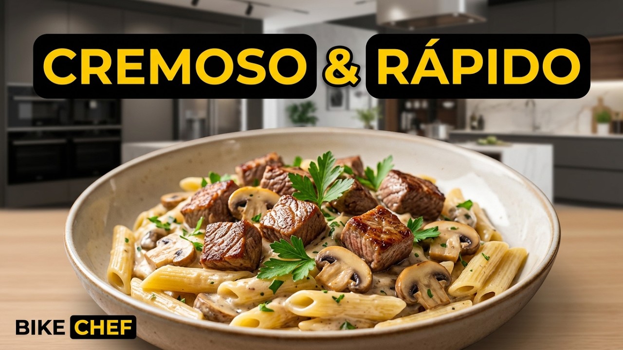PENNE AO MOLHO DE MIGNON COM COGUMELO PARIS | ITALINEA ELOY CHAVES | CANAL BIKE CHEF