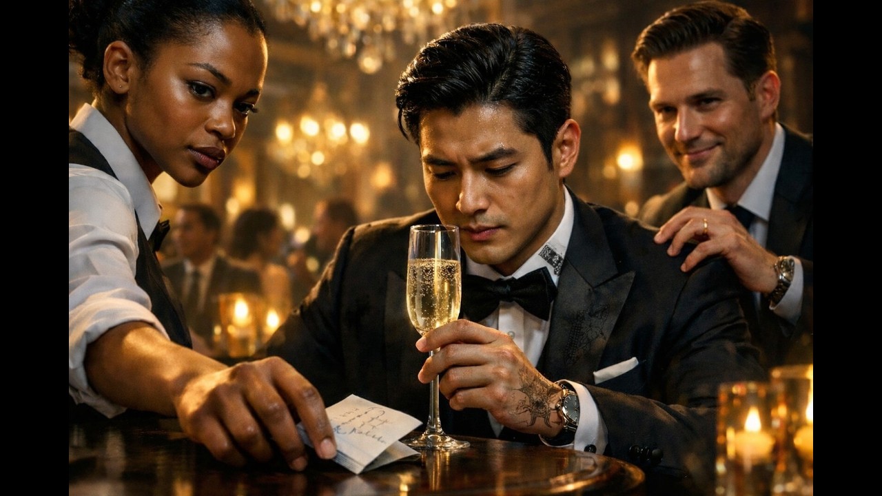 Black Waitress Slipped a Note to the Korean Mafia Boss—“Your Best Man Poisoned Your Drink ”