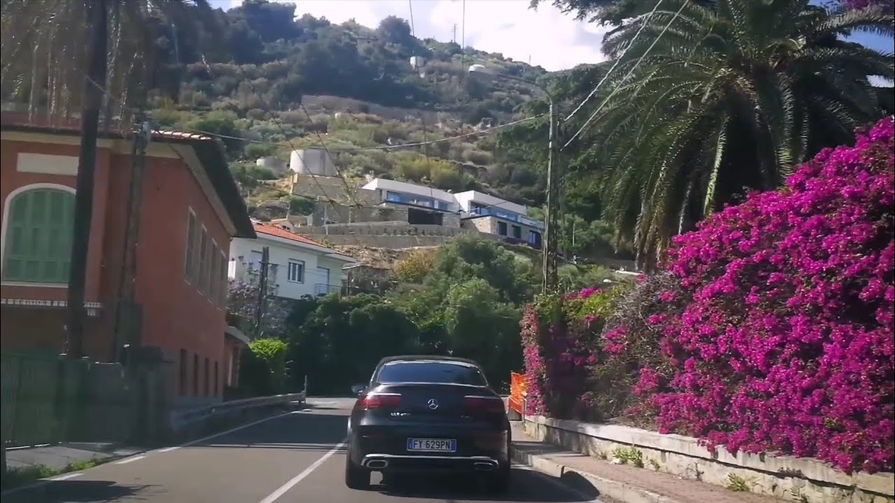 Italia.Бордигера-Санремо.Автострада.