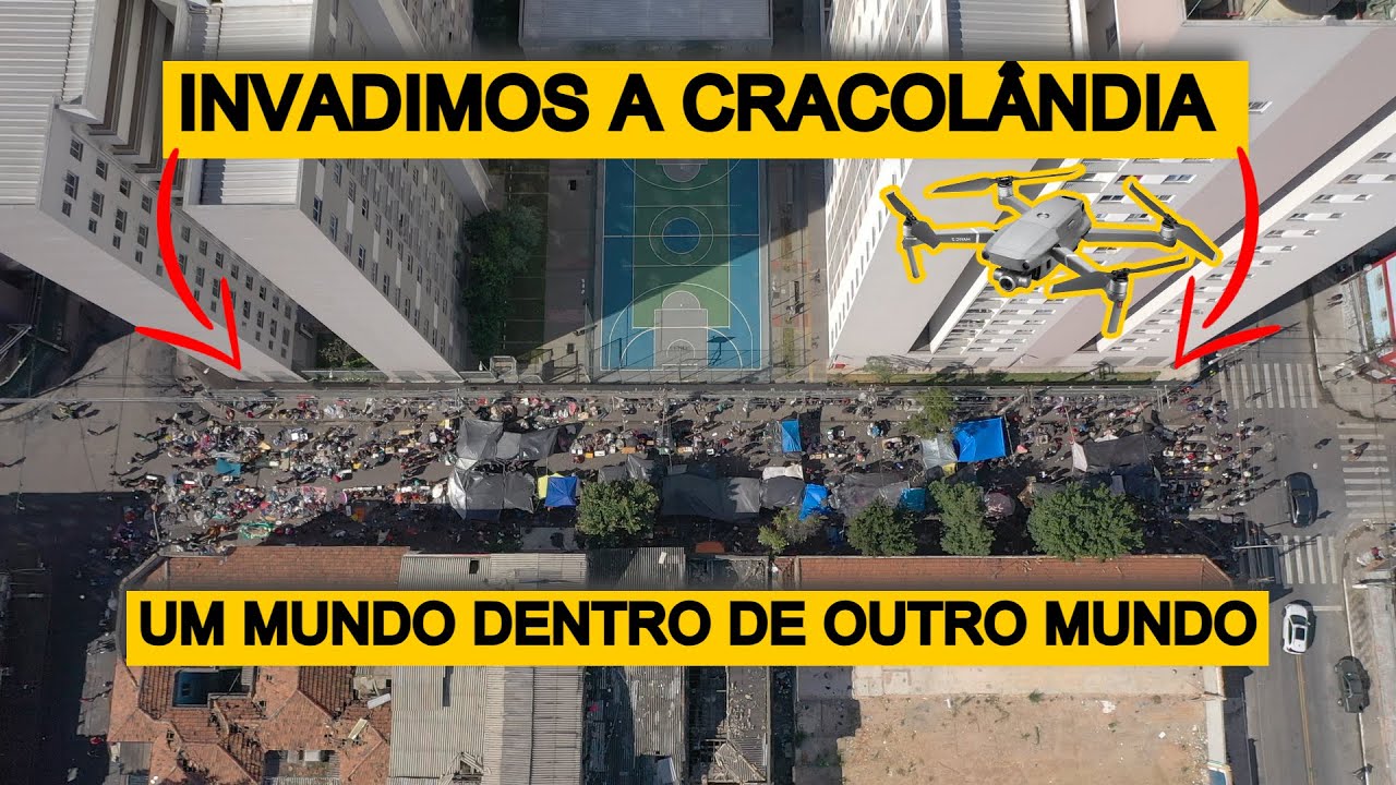 DRONE INVADE A CRACOLÂNDIA