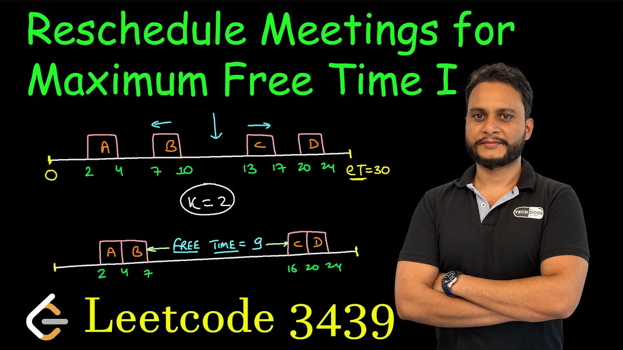 Reschedule Meetings for Maximum Free Time I | Leetcode 3439