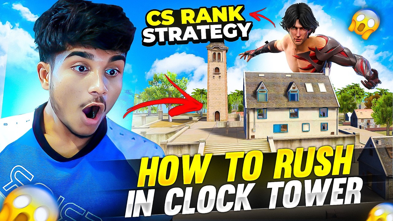 How To Win Every Round in CLOCK TOWER ️&zwj;🔥 CS Rank Tips And Tricks || Free Fire || FireEyes Gaming