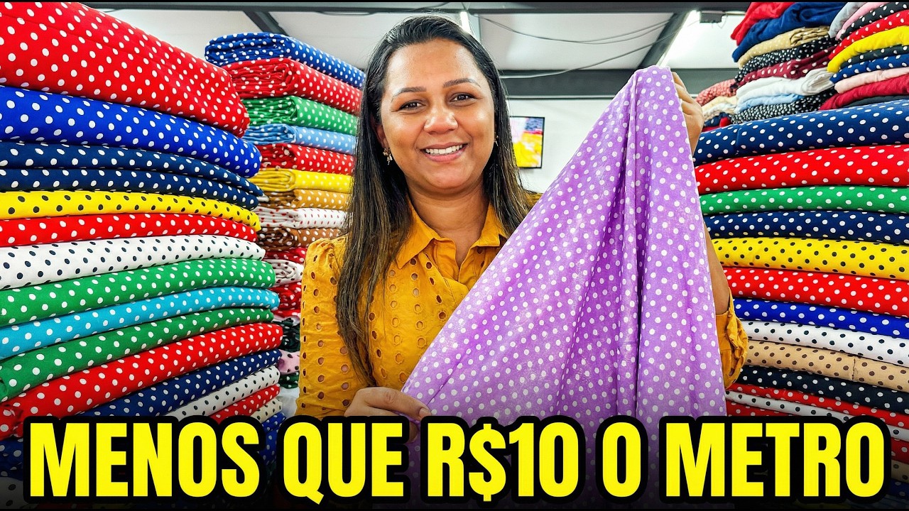 MENOS DE R$ 10 O METRO? 😱 O Paraíso dos Poás no Brás! (Live Especial)