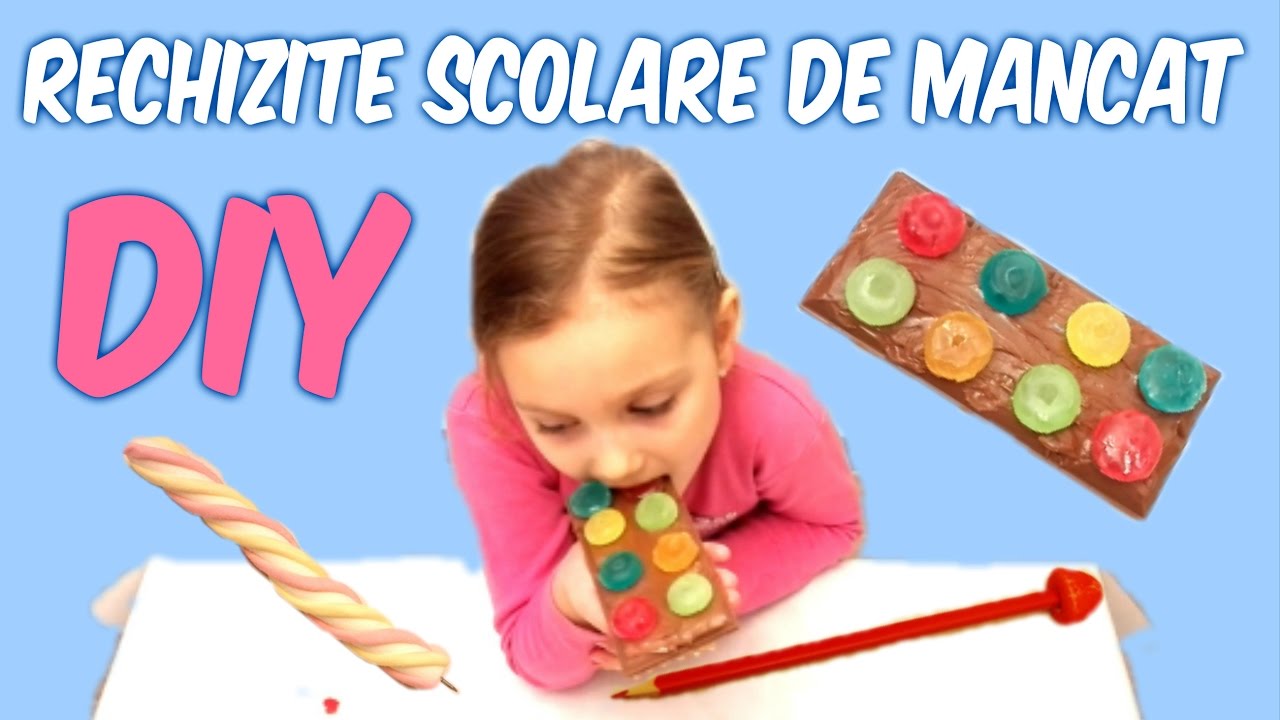 DIY Rechizite scolare care se pot mânca