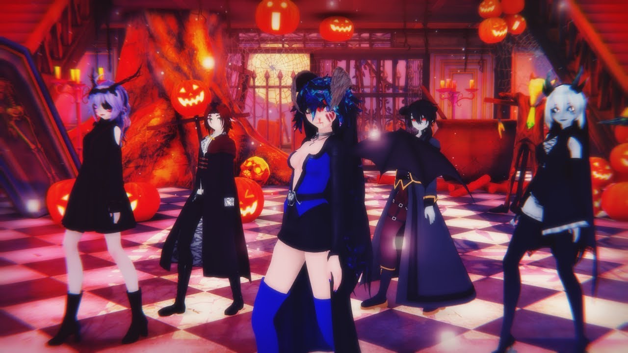[MMD x Aatrox x Friend x Sister] Happy Halloween