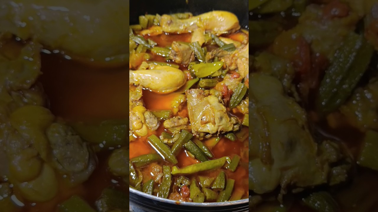 Chicken Bhindi Gosht | Chicken Lady Finger Recipe #chicken #recipe #ladyfinger #bhindi #bhindirecipe