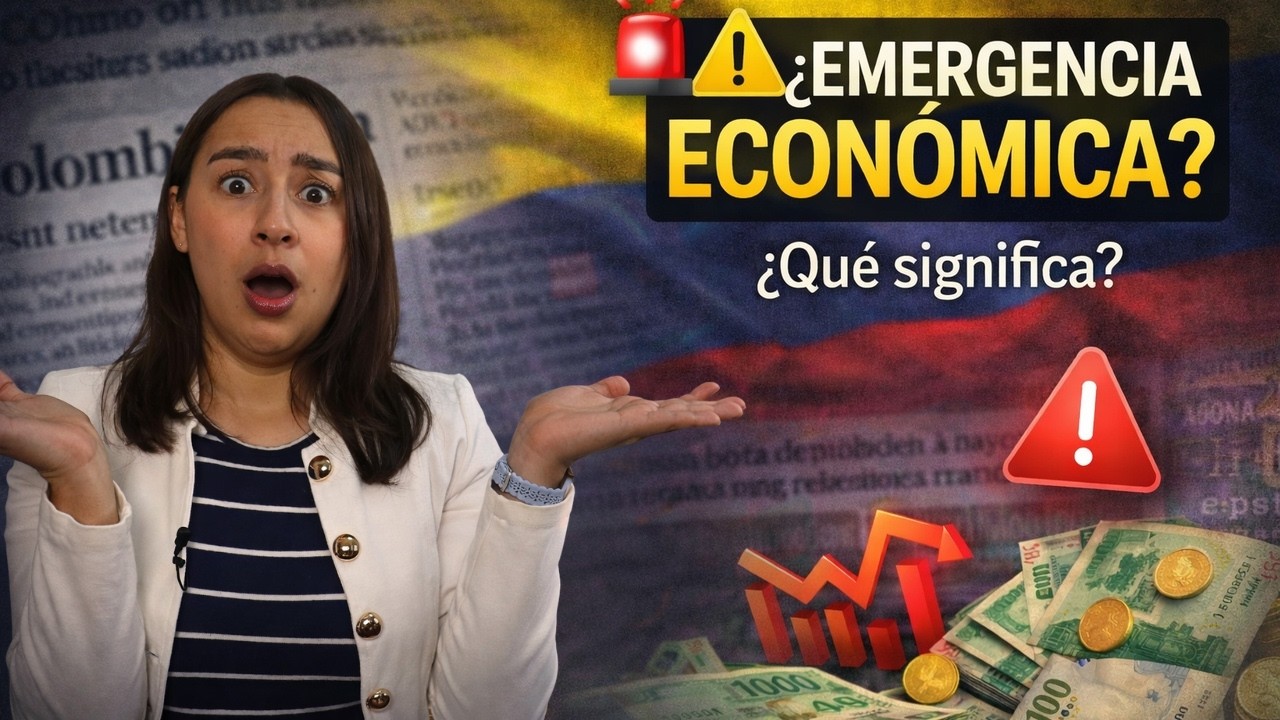 📉 ¿Por qué el GOBIERNO quiere declarar EMERGENCIA ECONÓMICA? (Explicado fácil)
