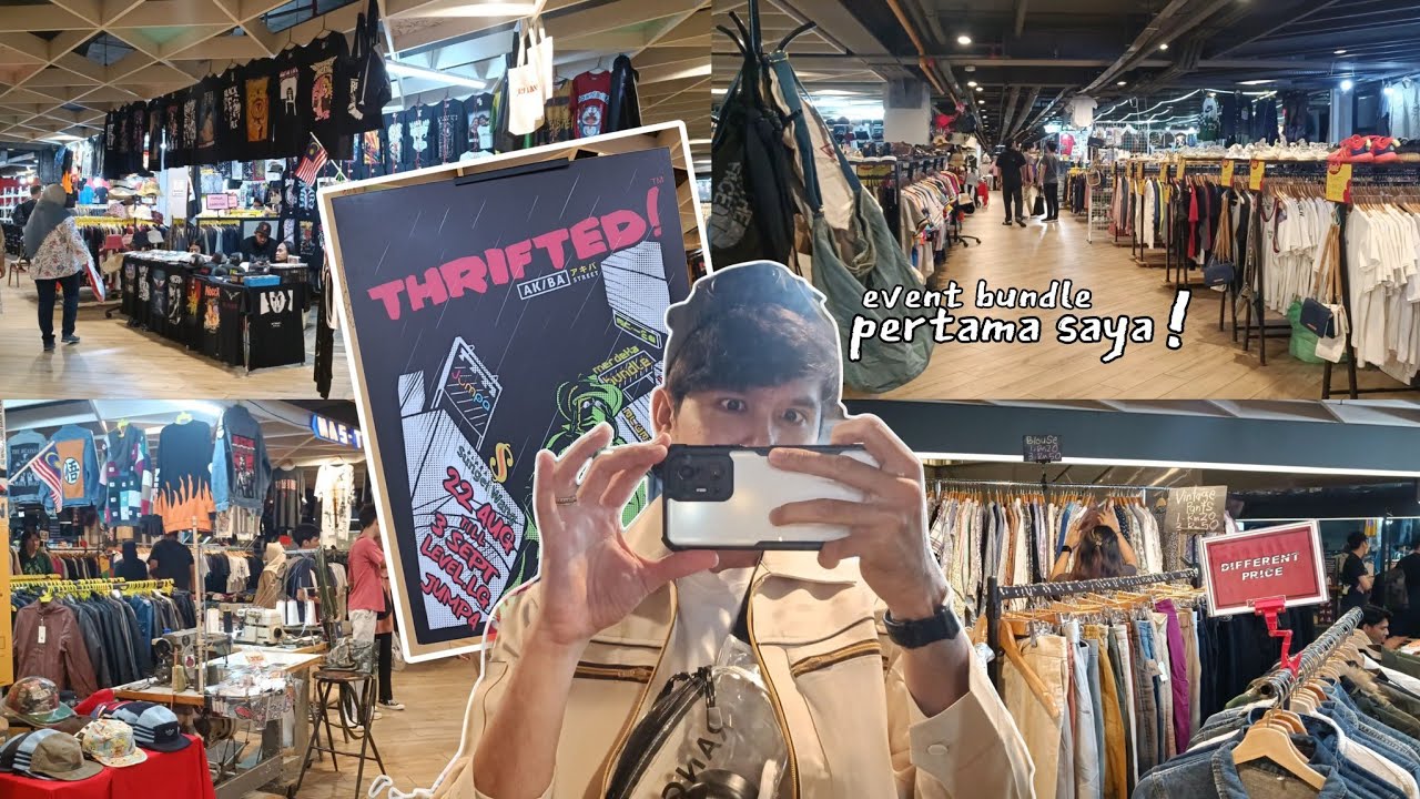 Vlog ke THRIFTED! @ AK / BA Street, Sungei Wang Plaza || My First Thrifted Event EVER !