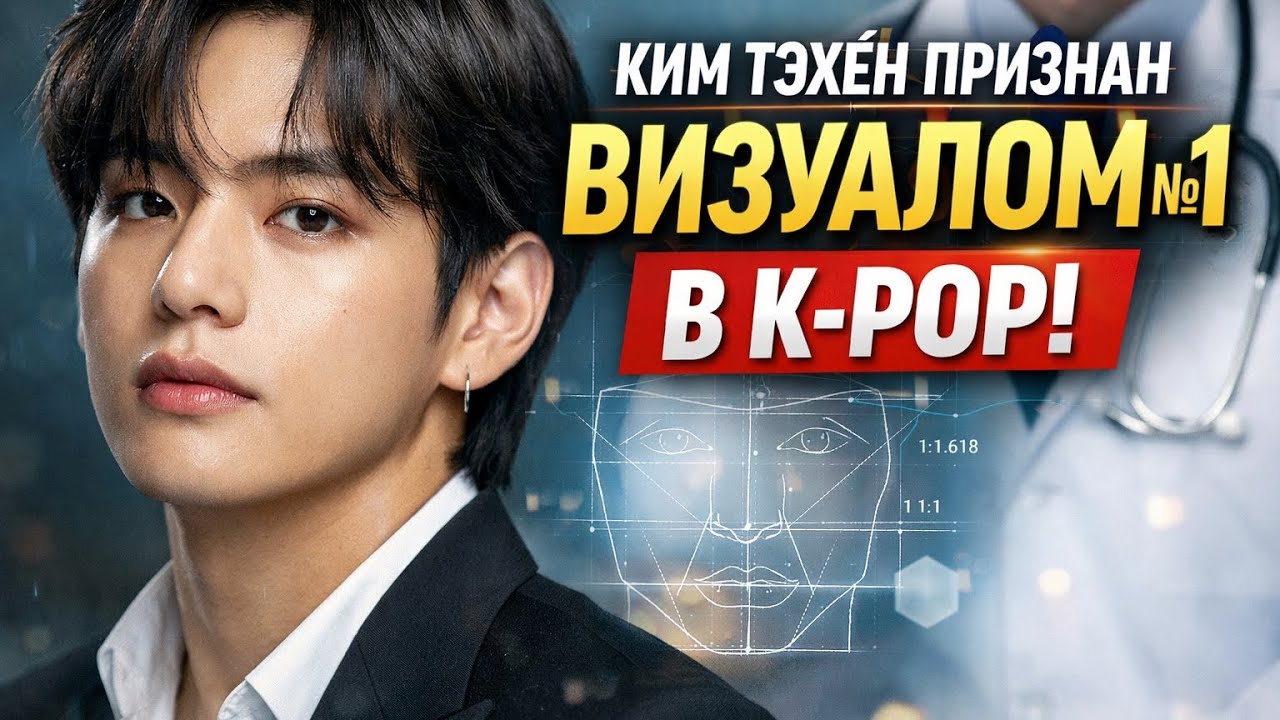 Ким Тэхён признан визуалом №1 в K-Pop — медицинские данные подтвердили (январь 2026)