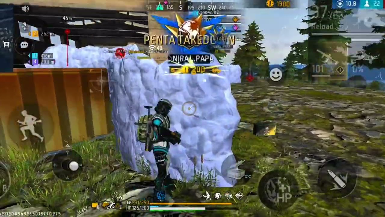 1v3 clutch in samsung a23 5g ||