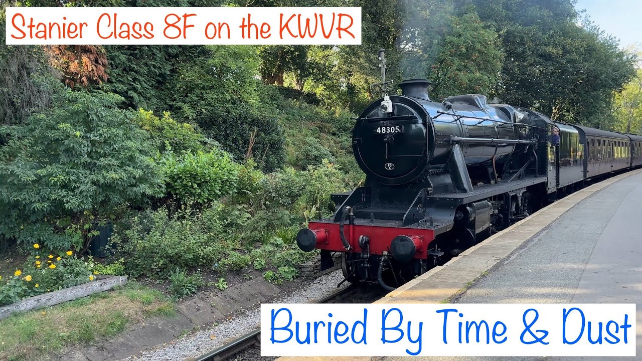 KWVR - Oxenhope & Haworth, with a Class 8F running.