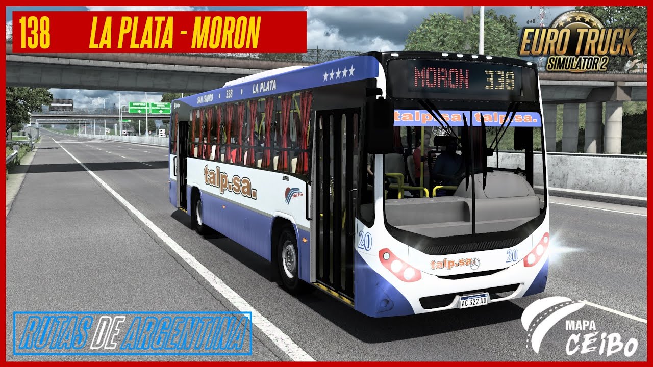 138 ETS 2 1.46 - MAPA CEIBO Metalpar NG  Linea 338 Talp S.A (La Plata - Morón) 100% Simulado Real
