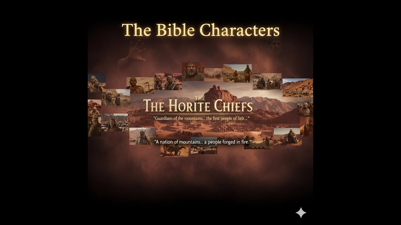 The Bible Characters (The Horite Chiefs In Order)