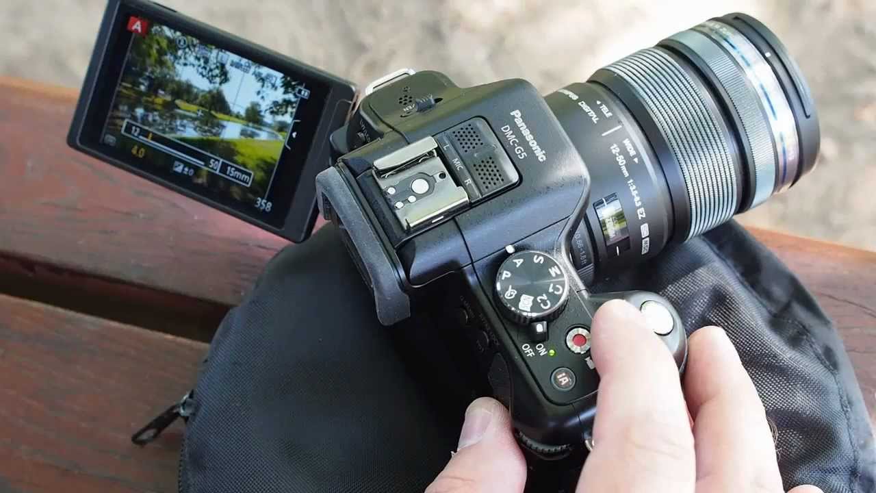 Panasonic G5 and new joystick for zooming PZ lenses -- with Olympus 12-50 mm