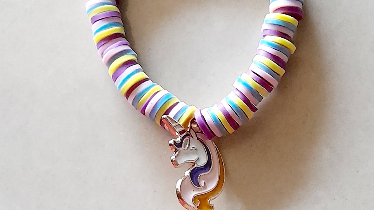 Style  your wrist with cute unicorn charm bracelet|Making 🦄 bracelet  #diy #beautiful #bracelet 