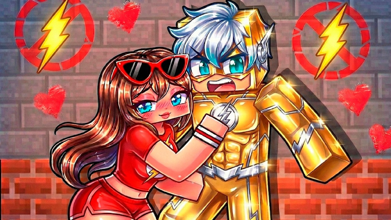 VIREI O FLASH DOURADO em SEGREDO no Minecraft