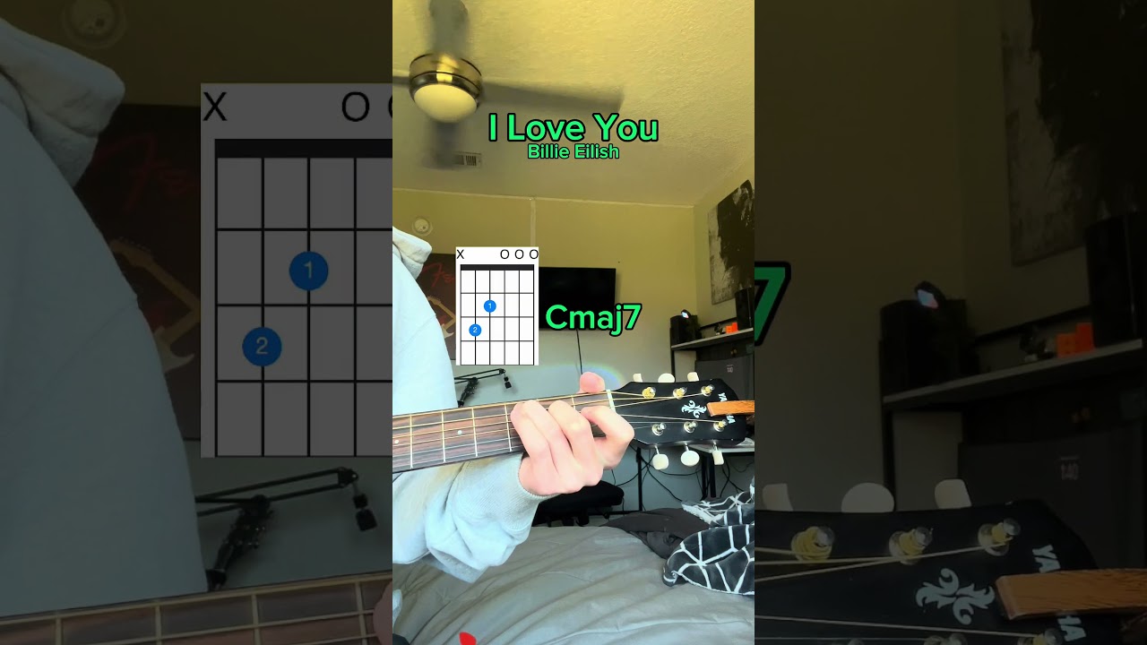 I love you - Billie Eilish (Acoustic Guitar Cover)    