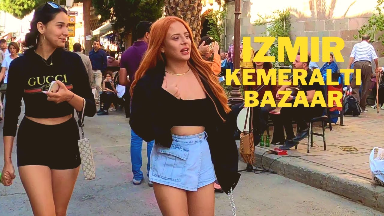 IZMIR Turkey Walking Tour In The Old Bazaar (Kemeraltı Çarşısı) September 2022 | 4k UHD 60 FPS