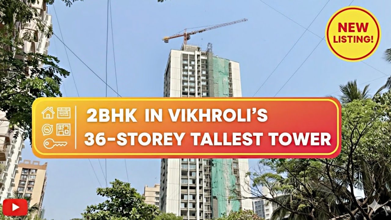 2BHK In High Rise Tower Of Vikhroli || Premium Apartments for sale || Kannamwar Nagar || Mumbai 