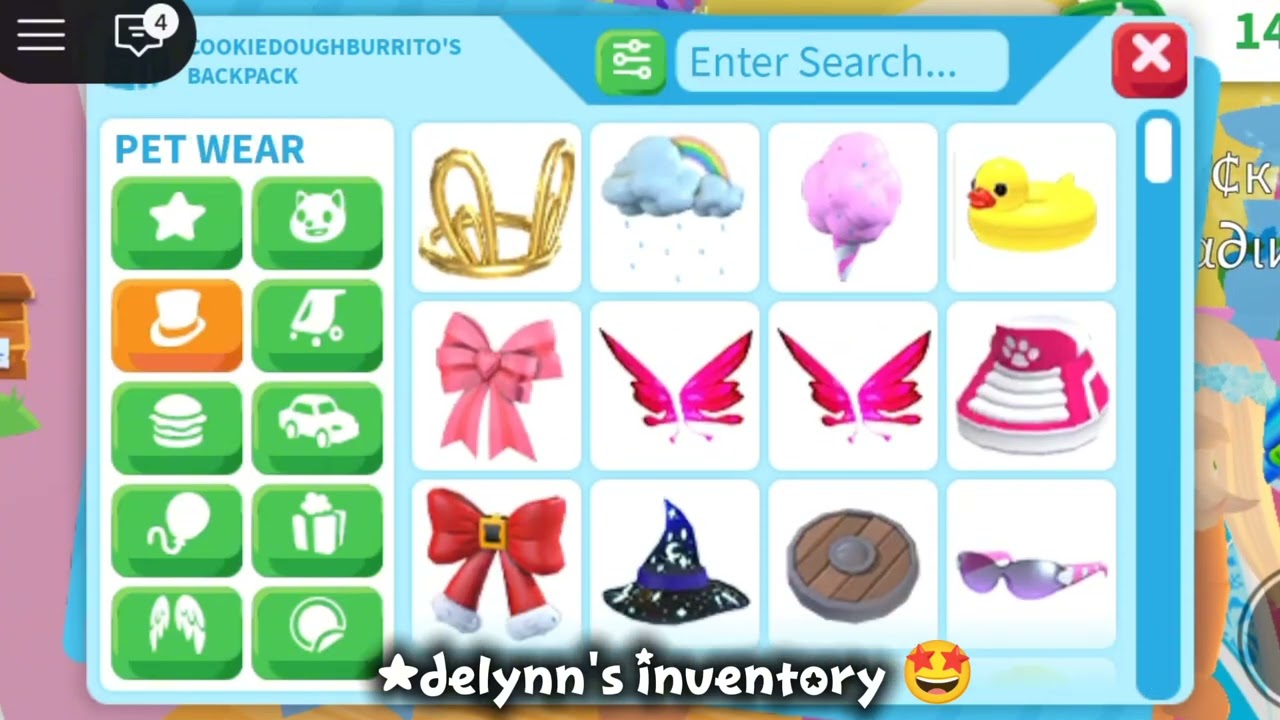 Kimchi and adelynn's inventory tour! (adopt me) 
