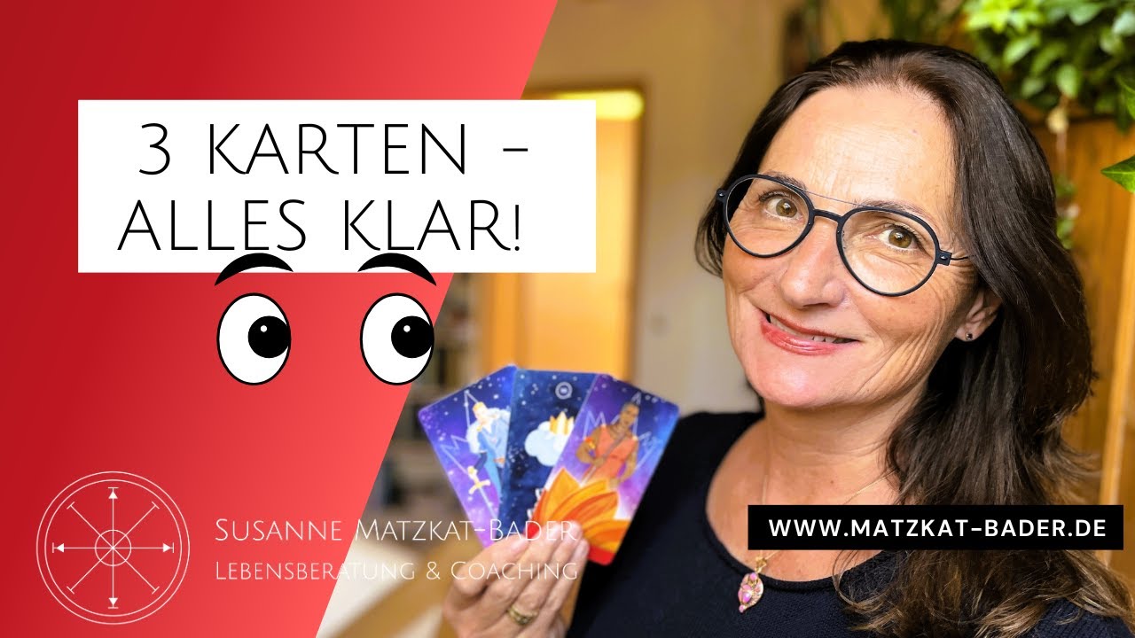 Mit nur 3 Karten Kartenlegen – die 3 besten Legemuster!