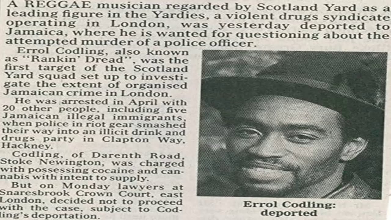 Ranking Dread Deported 1988