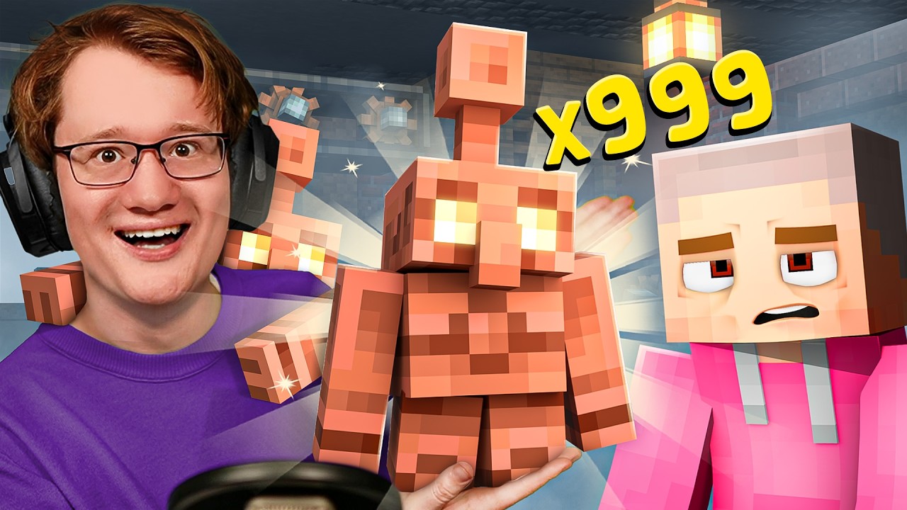Kupfergolem Automatisieren in Minecraft Create