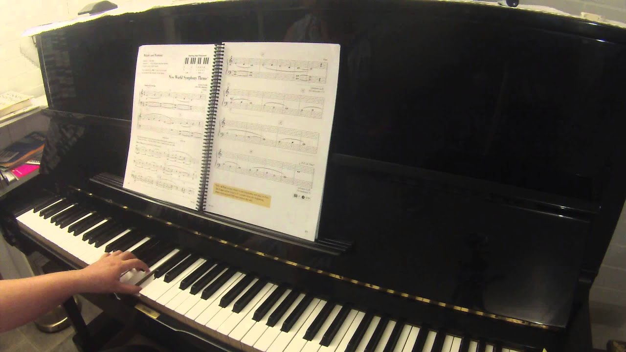 New World Symphony Theme by Dvorak Adult Piano Adventures all-in-one lesson book 1