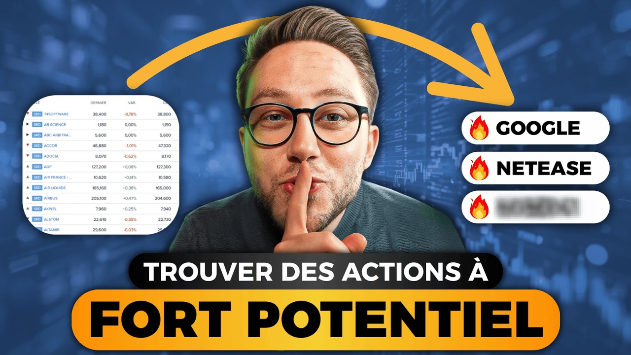 Comment trouver des ACTIONS à FORT POTENTIEL ? (facilement)