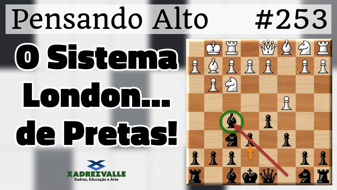 O Sistema London...de Pretas! | [Xadrez] Pensando Alto #253