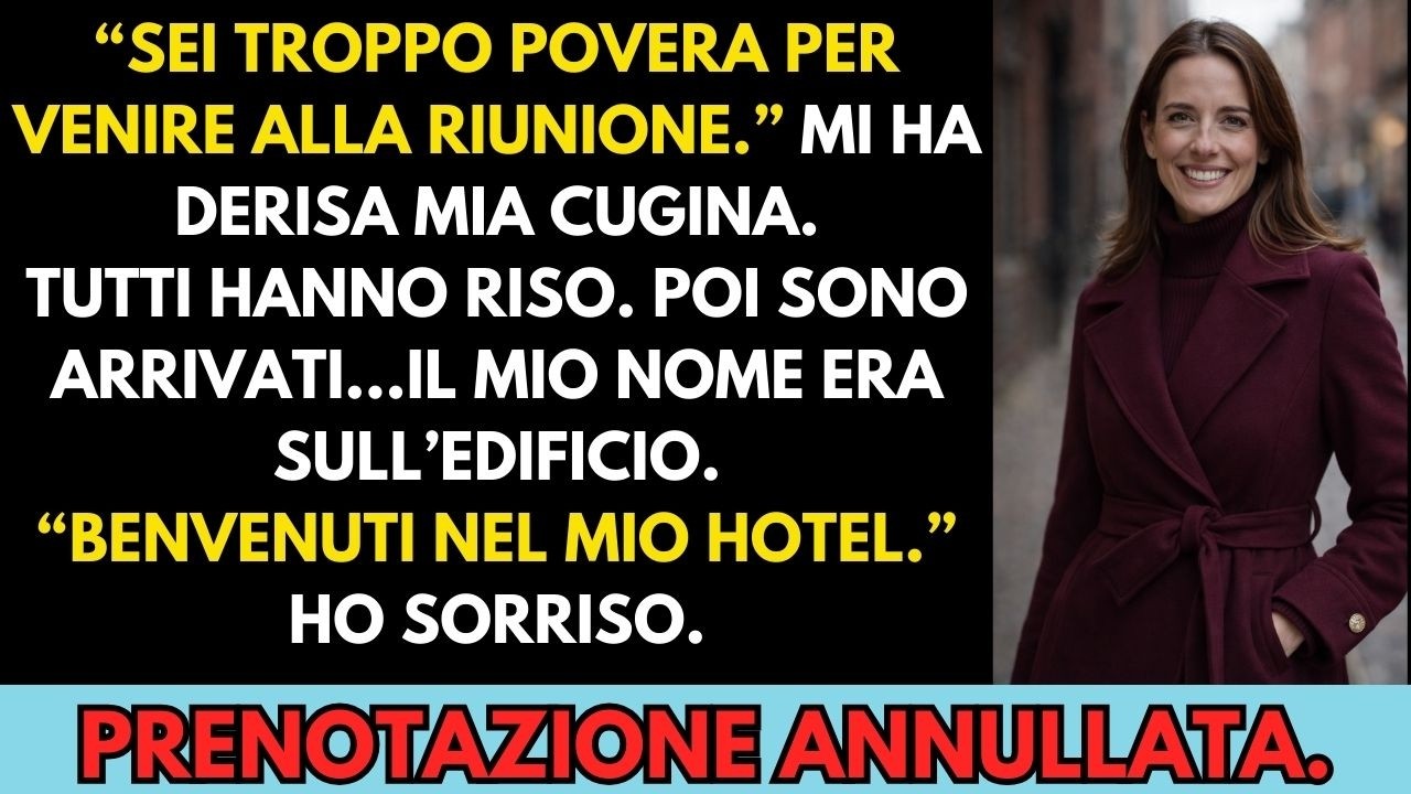 La mia famiglia mi ha esclusa perché “troppo povera”… finché hanno visto il mio nome sull'edificio