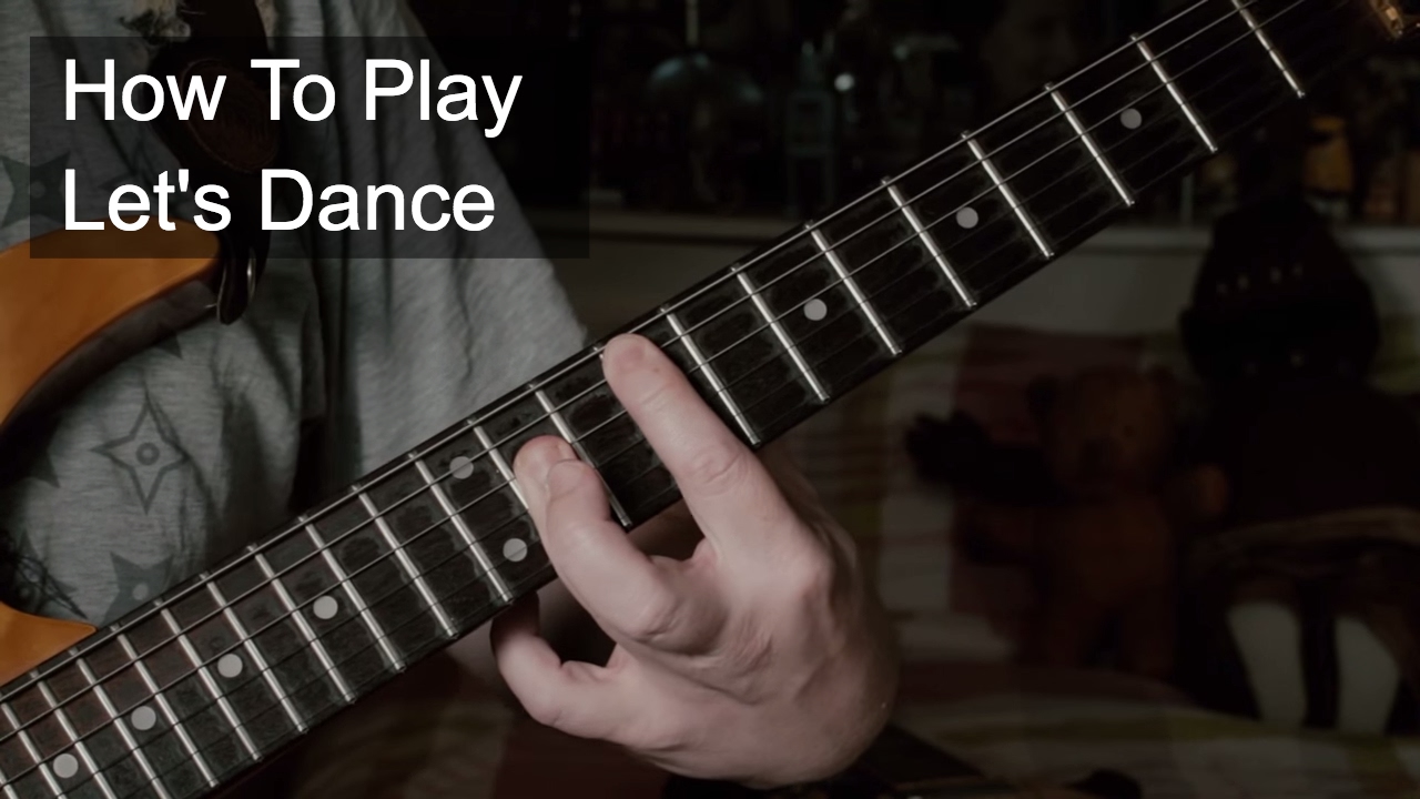 'Let's Dance' David Bowie Guitar Tutorial - Including Stevie Ray Vaughan Solo