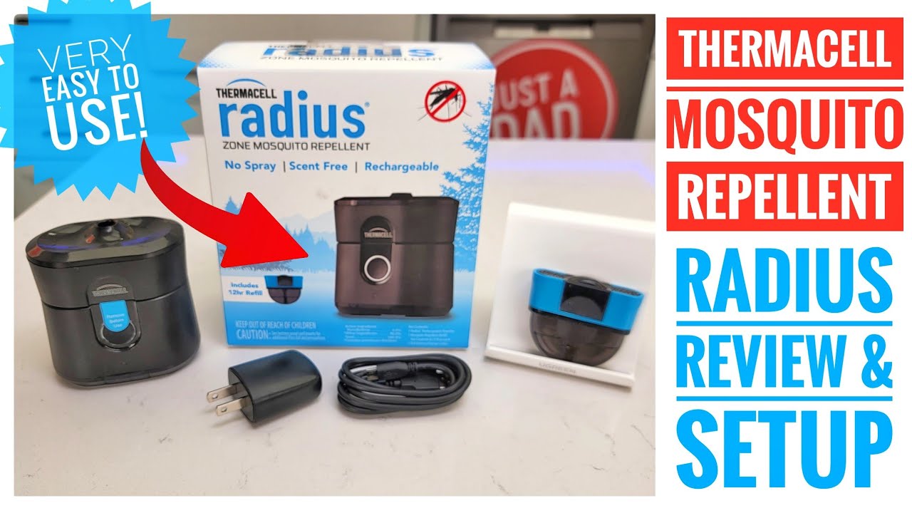 Thermacell Radius Zone Mosquito Repellent Review and Setup     Very EASY!