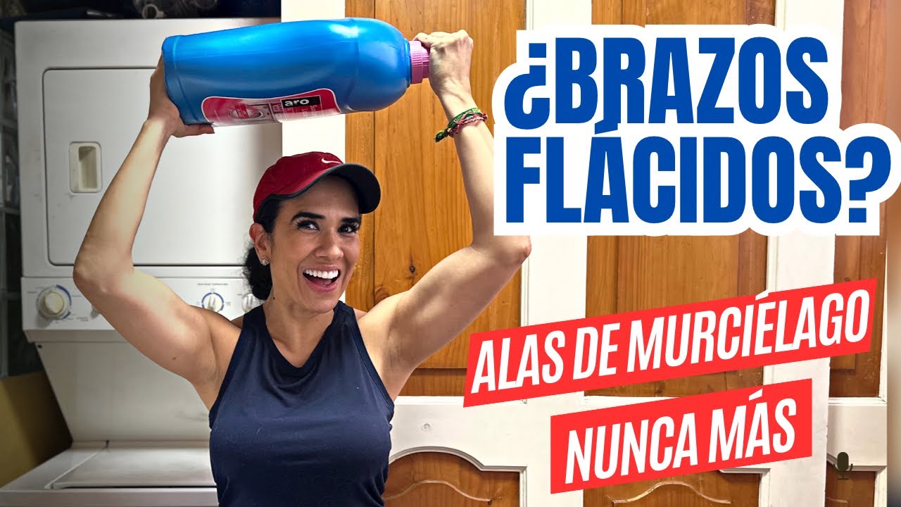 BRAZOS FUERTES EN 1 MES y DILE ADIÓS A LAS ALAS DE MURCIÉLAGO 💪🏼 #abuelafitperu #flacidez #fitness