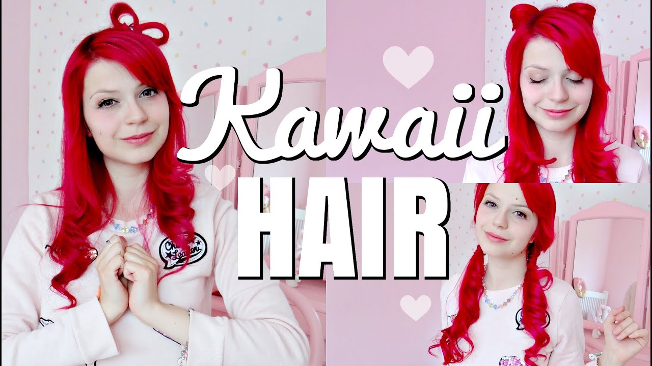 3 Kawaii Hair Styles - Tutorial