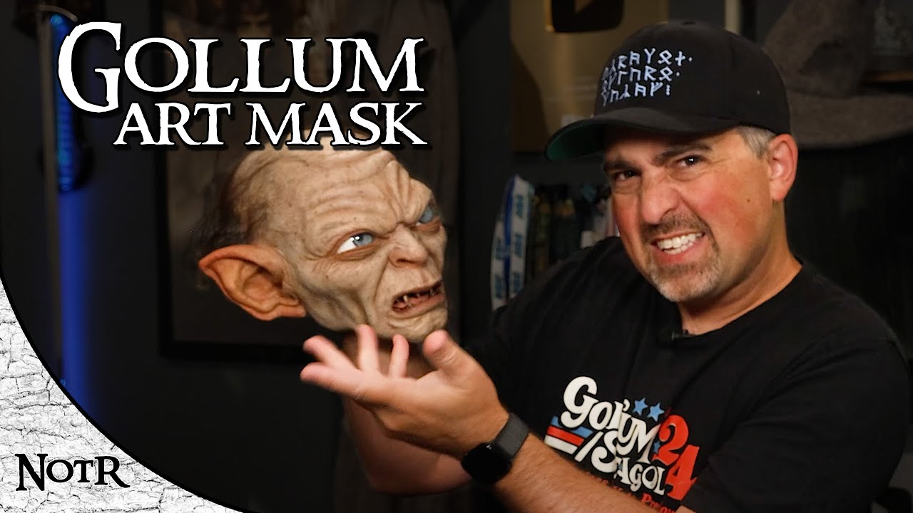 Unboxing the AWESOMELY CREEPY Gollum Art Mask by PureArts!