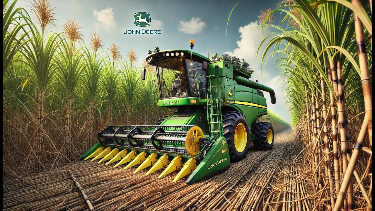 John Deere CH570 &ndash; The Most Powerful Sugarcane Harvester on the Planet! 🚜🔥