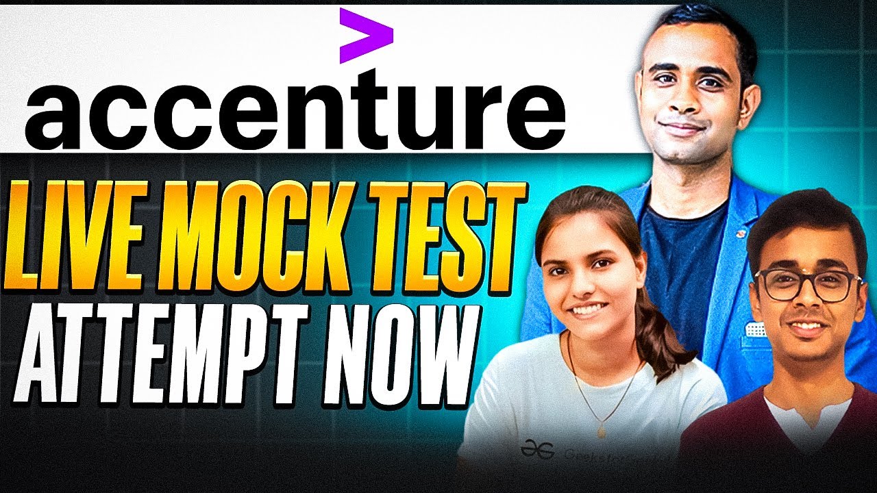 🔥Accenture Live Mock Test-1 | Repeated Questions & Topics 🔥